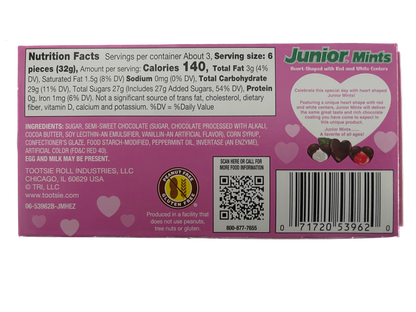 Valentine's Day Junior Mint HEARTS - Limited Edition | 12 Packs