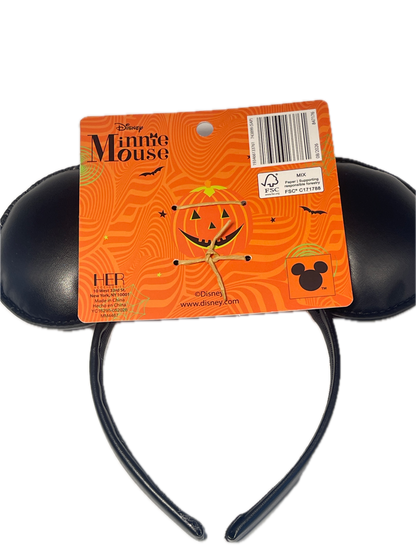 Disney x Aldi | Mickey Mouse | Black & Orange Sequin Bow Halloween Headband 2026