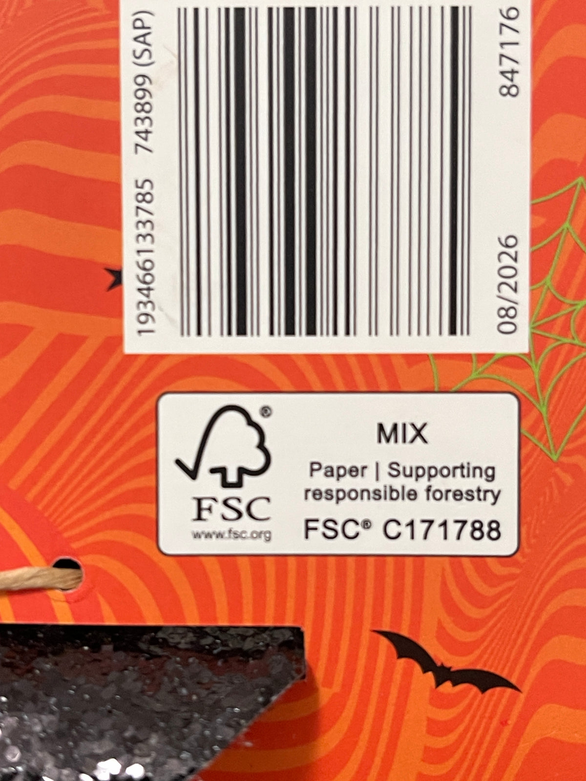 Disney x Aldi | Mickey Mouse | Orange Sequin & Black Witch Halloween Headband 2026