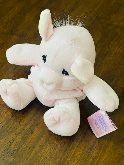 Precious Moments Tender Tails Pig - 1998 Vintage Plush