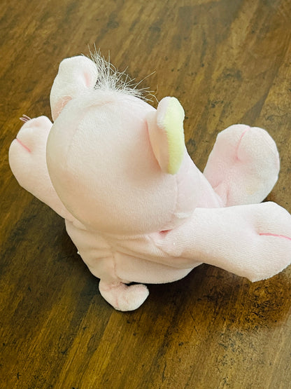 Precious Moments Tender Tails Pig - 1998 Vintage Plush