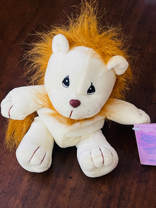Precious Moments Tender Tails Lion - 1997 Vintage Plush