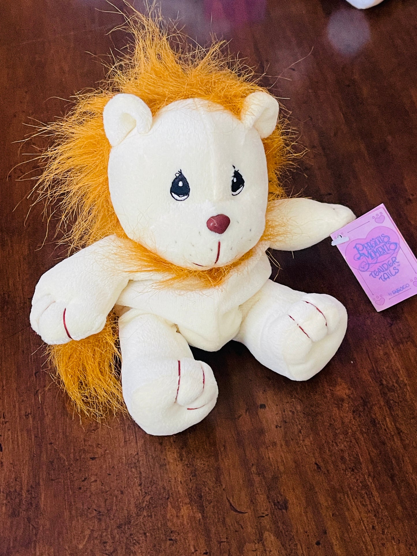 Precious Moments Tender Tails Lion - 1997 Vintage Plush