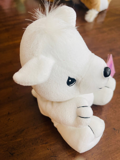 Precious Moments Tender Tails Enesco White Polar Bear - 1998 Vintage Plush
