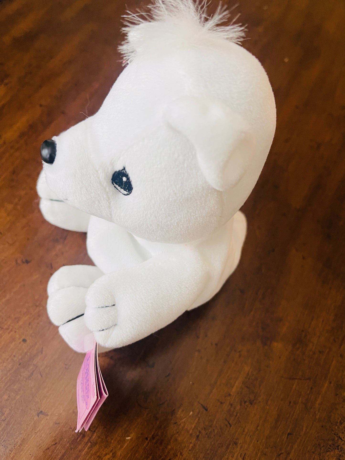 Precious Moments Tender Tails Enesco White Polar Bear - 1998 Vintage Plush