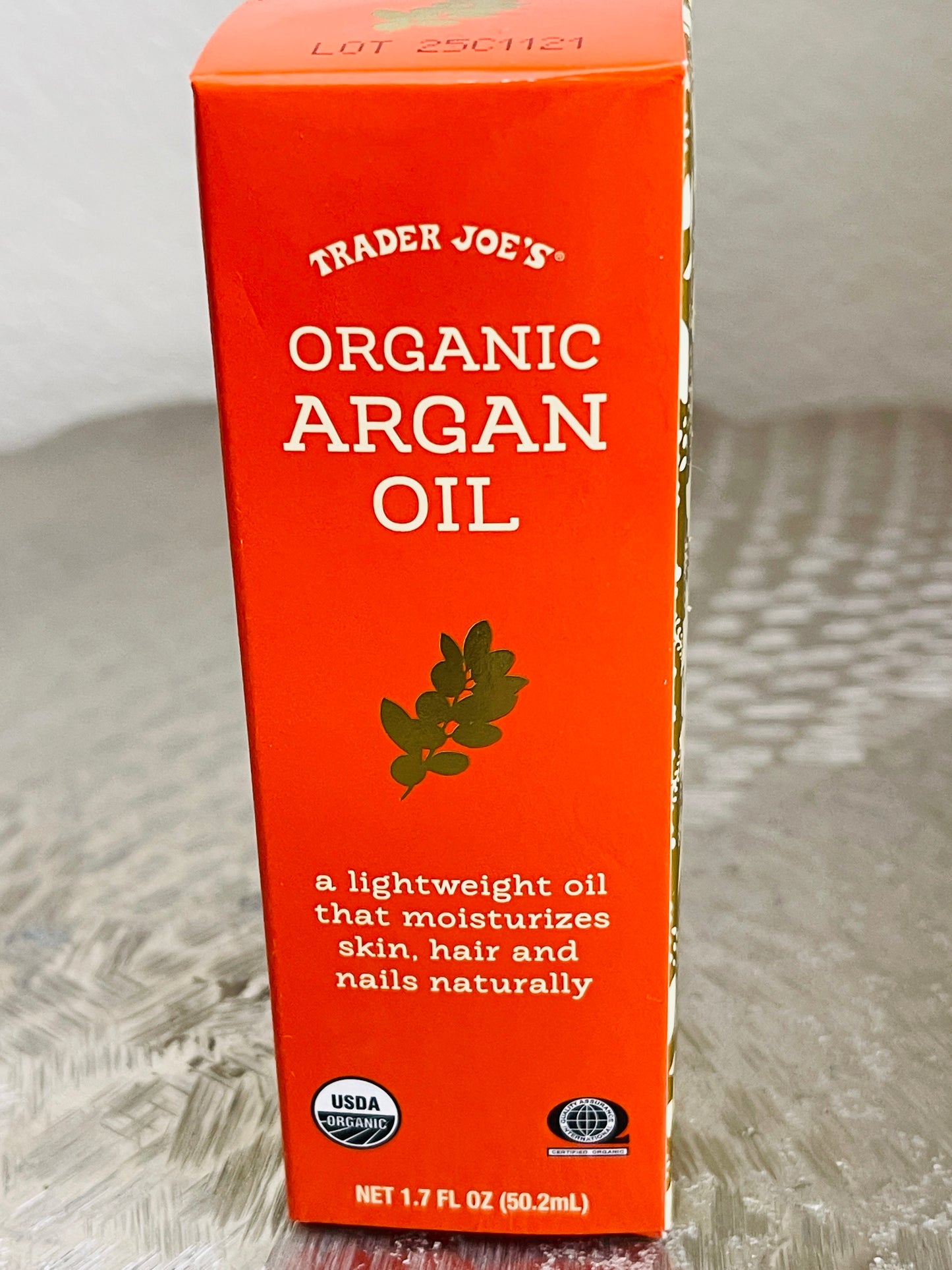 Trader Joe's Organic Argan Oil |100% Pure Cold-Pressed Moroccan Oil | 2 Pack