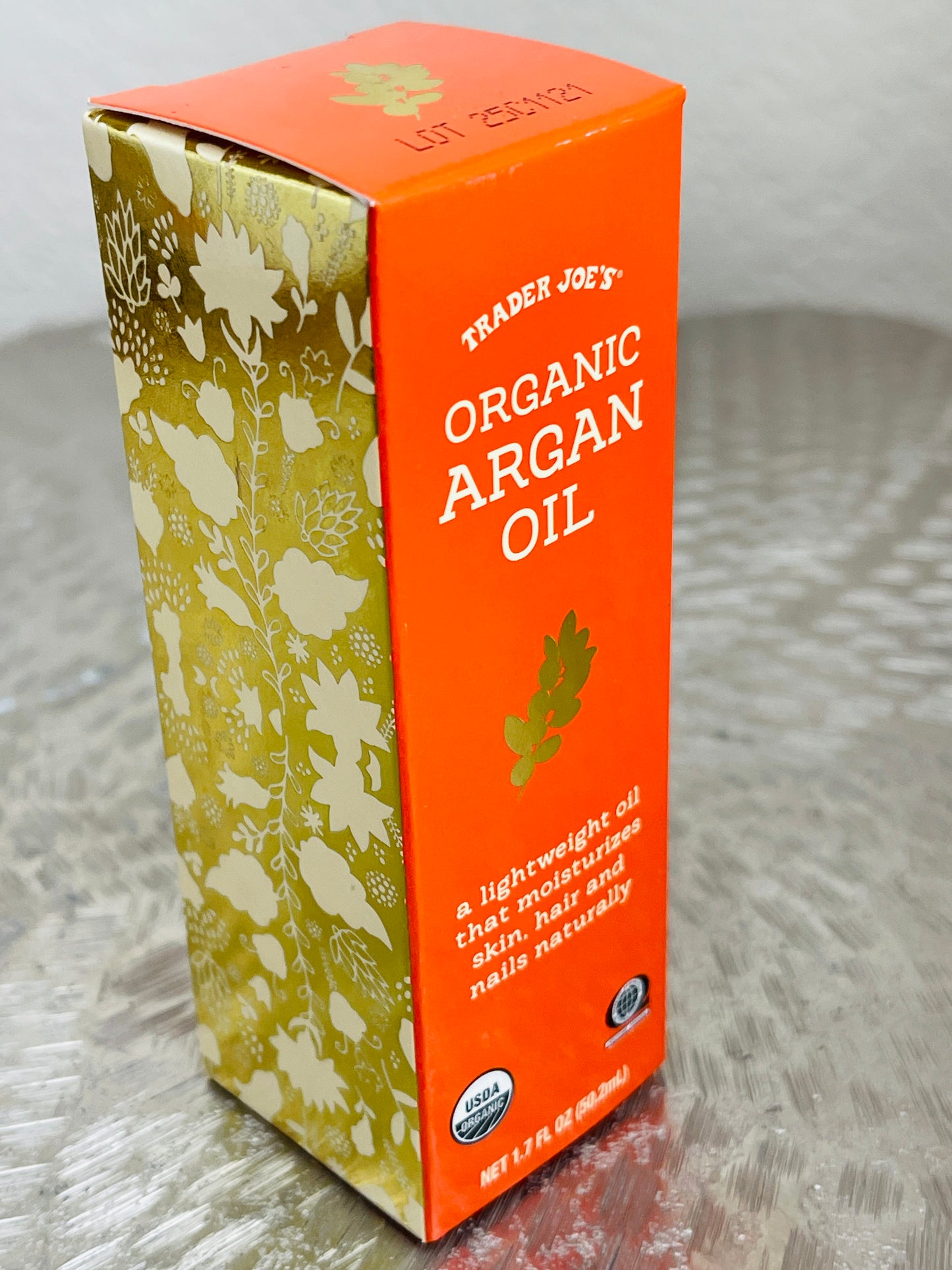 Trader Joe's Organic Argan Oil |100% Pure Cold-Pressed Moroccan Oil | 2 Pack