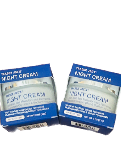 Trader Joe's Nourish Enriched Intensive Antioxidant Facial Night Cream | 2 Pack