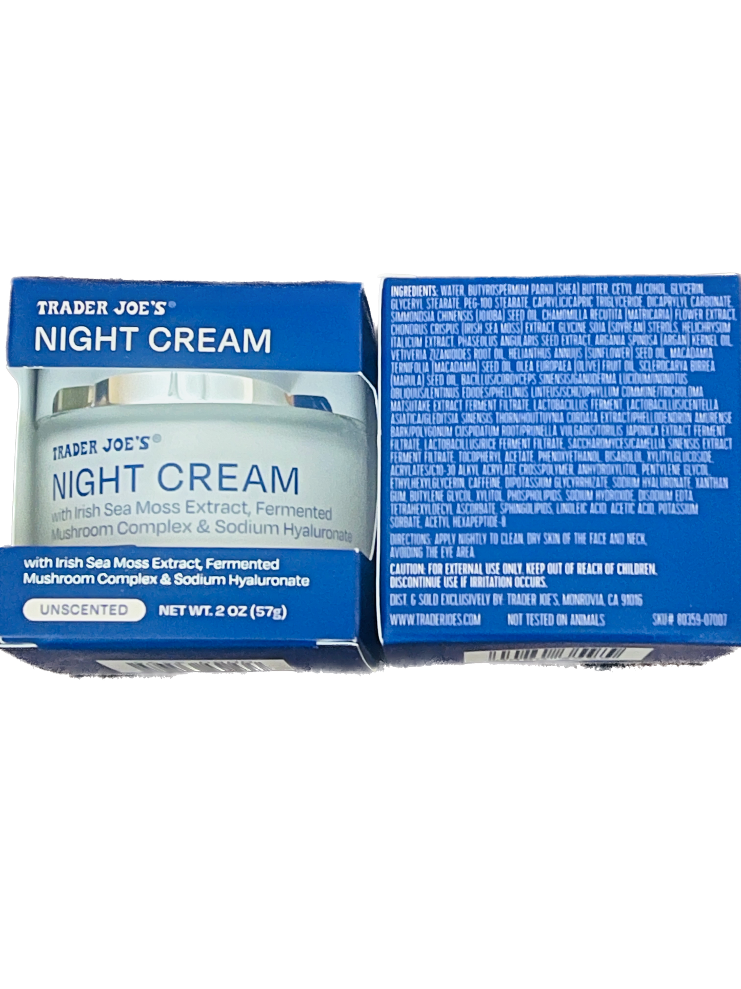 Trader Joe's Nourish Enriched Intensive Antioxidant Facial Night Cream | 2 Pack