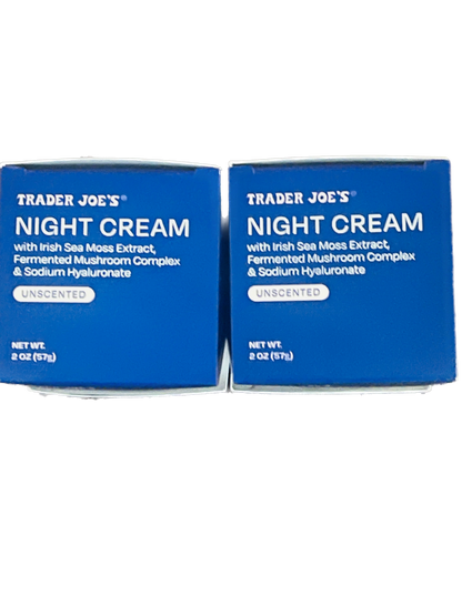 Trader Joe's Nourish Enriched Intensive Antioxidant Facial Night Cream | 2 Pack