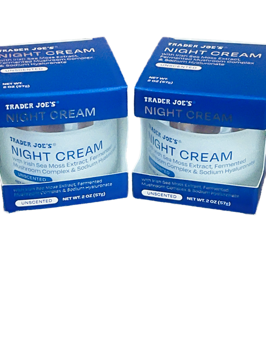 Trader Joe's Nourish Enriched Intensive Antioxidant Facial Night Cream | 2 Pack