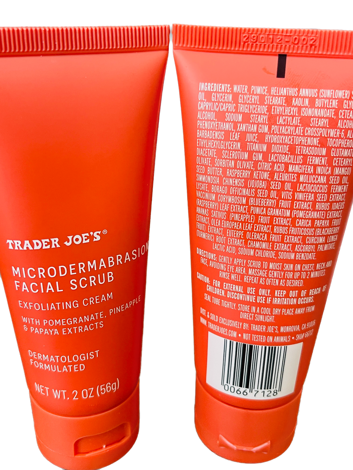 Trader Joe's Microdermabrasion Facial Scrub - Exfoliating Face Scrub