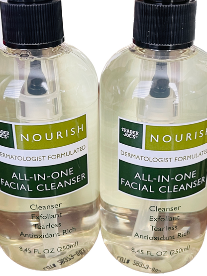 Trader Joe's Nourish All-In-One Facial Cleanser