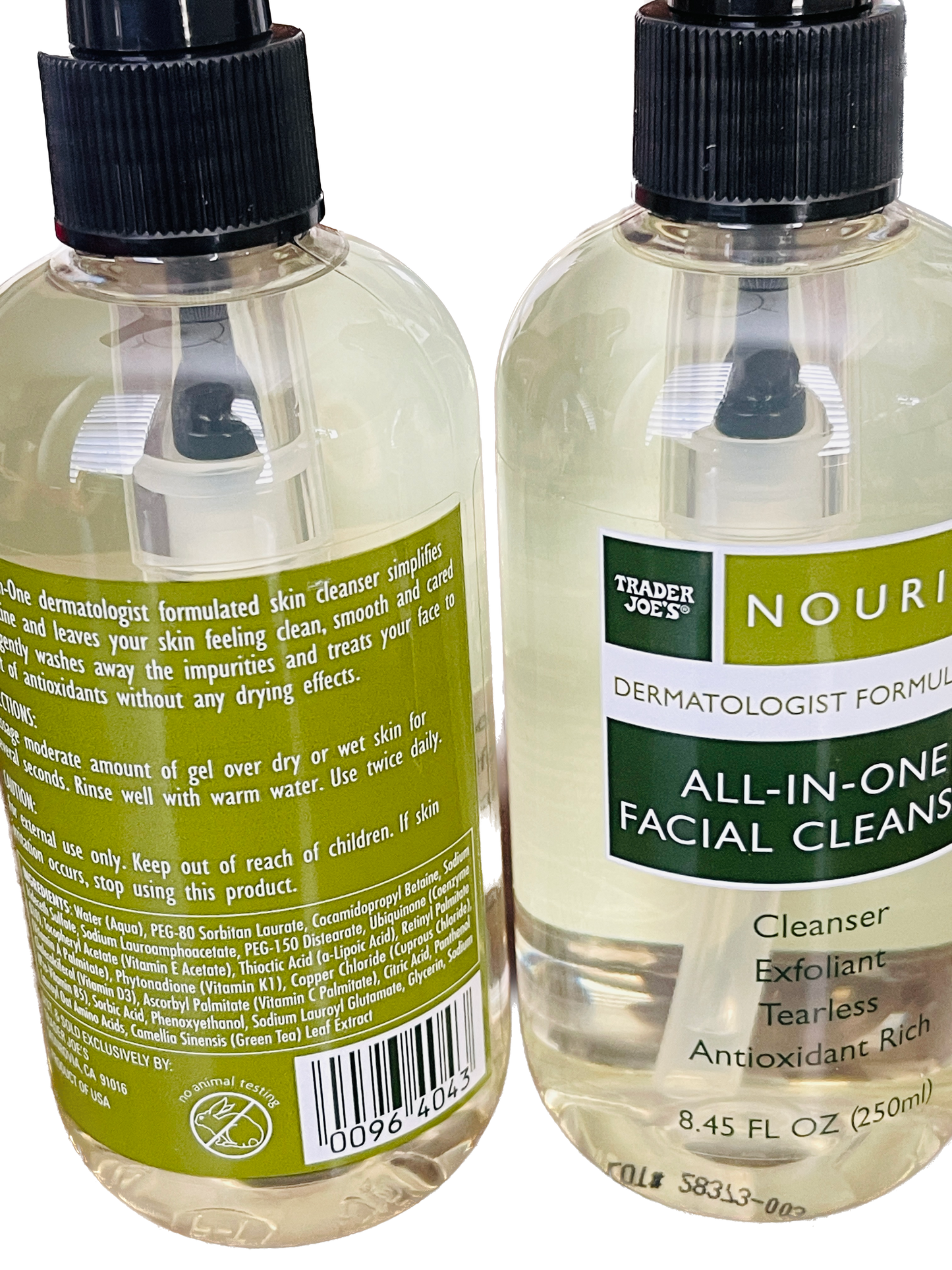 Trader Joe's Nourish All-In-One Facial Cleanser