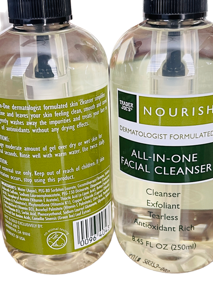 Trader Joe's Nourish All-In-One Facial Cleanser