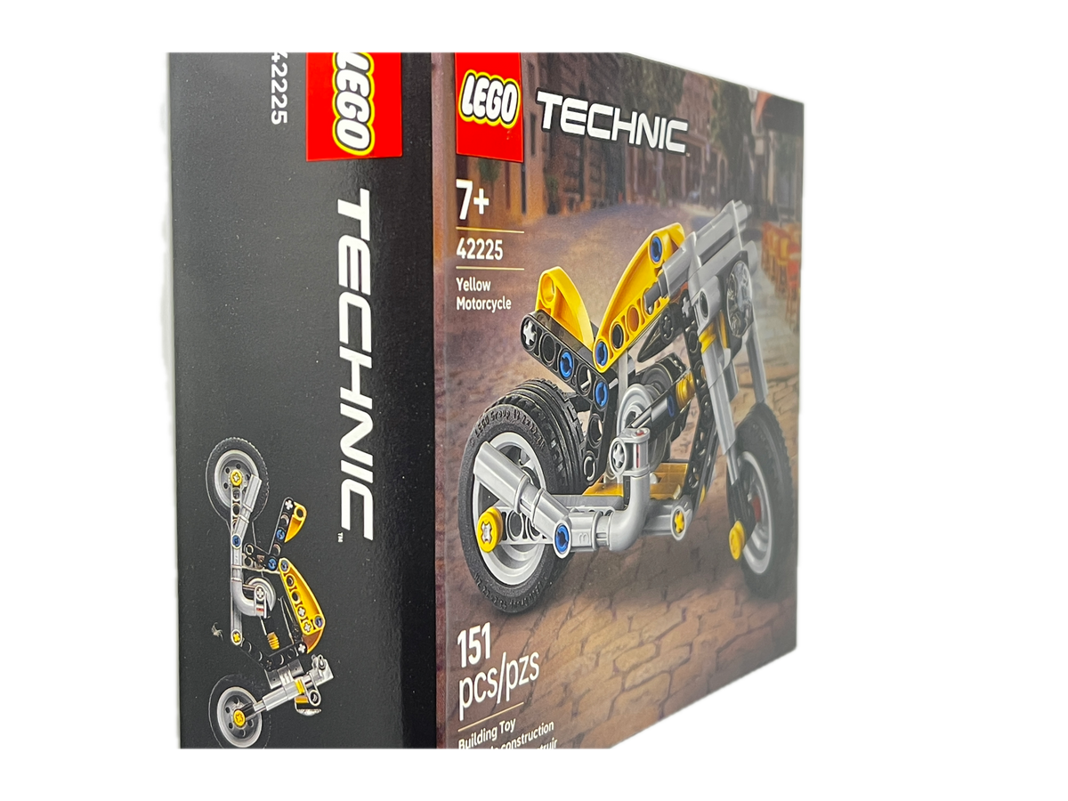 LEGO | Technic | Yellow Motorcycle | 151 Pieces | 42225