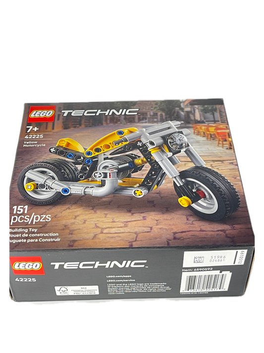 LEGO Technic 42225 Moped model kit box, showing the assembled toy moped on the front panel with LEGO and Technic branding.