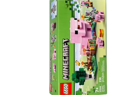 LEGO | Minecraft | The Baby Pig House | 238 Pieces | 21268