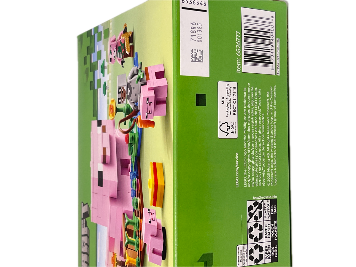 LEGO | Minecraft | The Baby Pig House | 238 Pieces | 21268