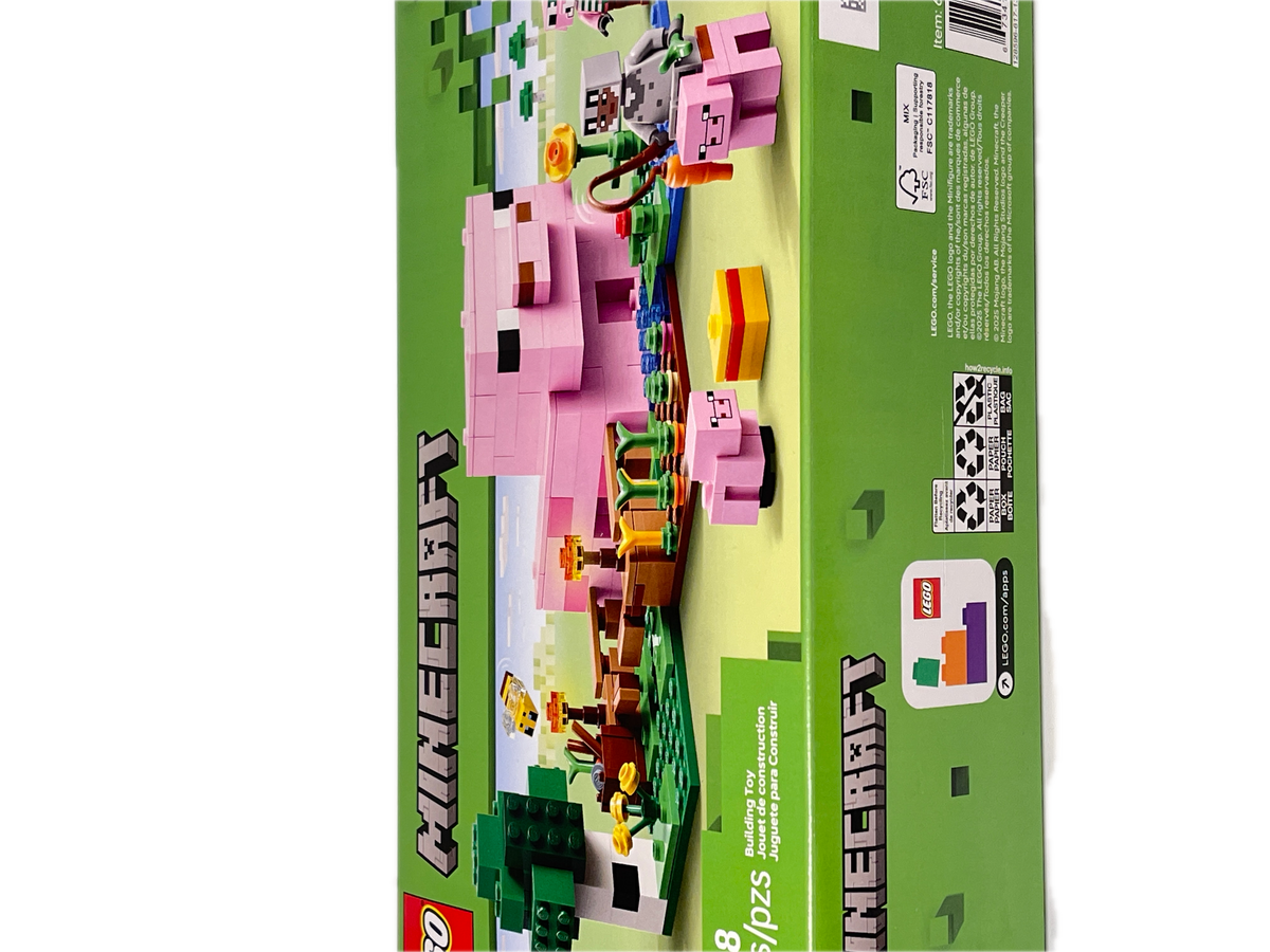 LEGO | Minecraft | The Baby Pig House | 238 Pieces | 21268