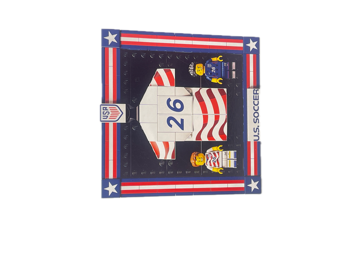 LEGO | Icons | U.S. Soccer Display Frame | 261 Pieces | 43033