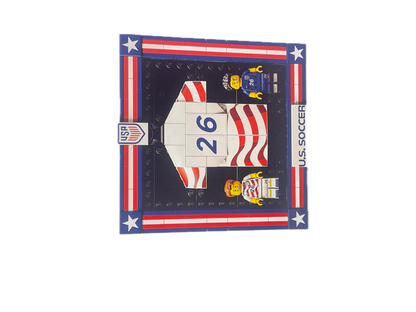 LEGO | Icons | U.S. Soccer Display Frame | 261 Pieces | 43033