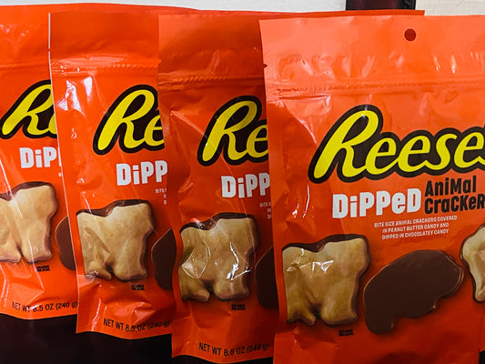 Reese's Dipped Animal Crackers - 4 Pack (8.5 oz Each)