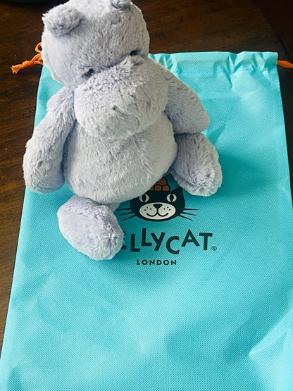 Jellycat Bashful Hippo Plush | Soft & Cuddly Stuffed Animal | Medium