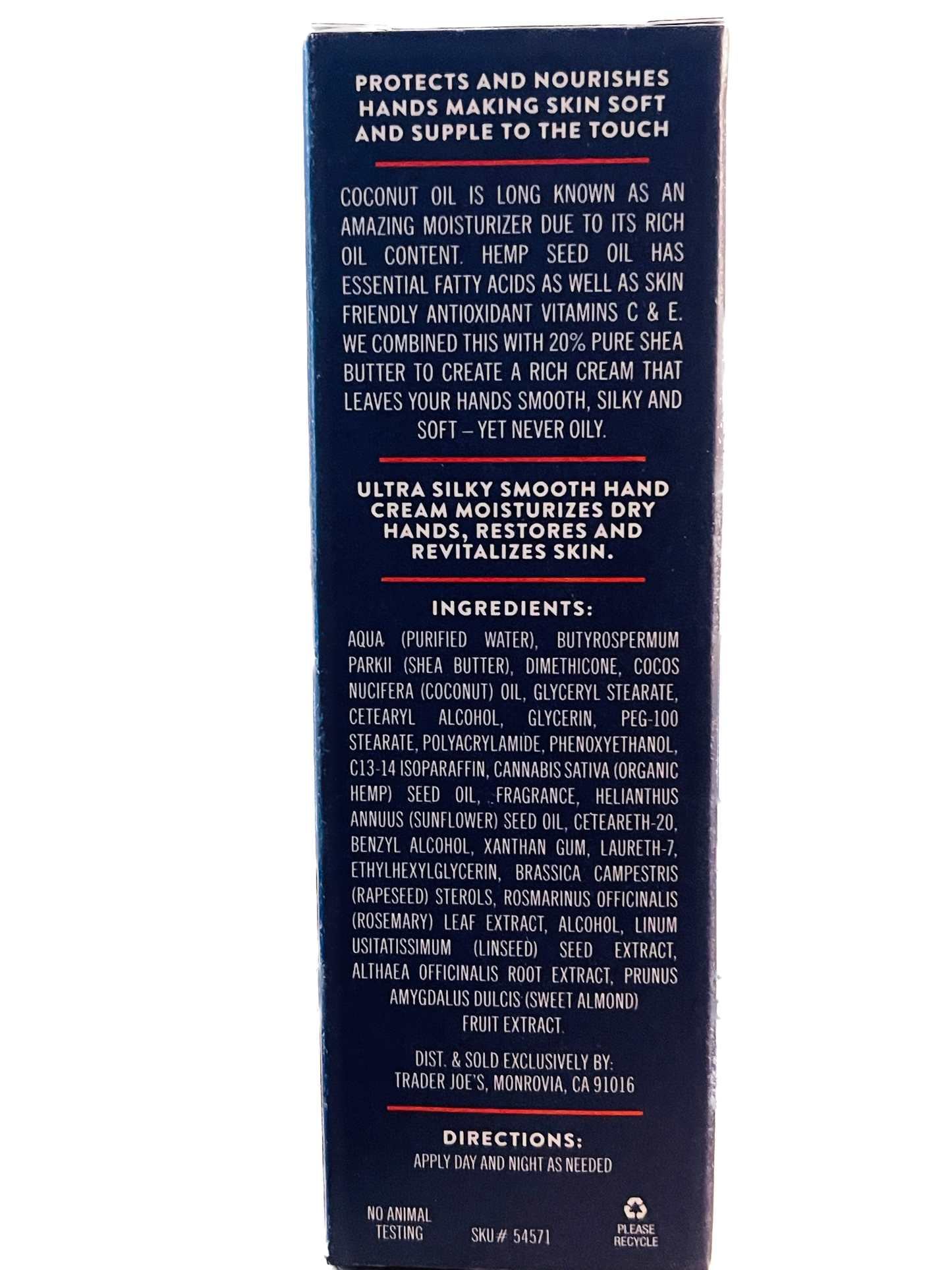 Trader Joe's Ultra Moisturizing Hand Cream | 2 Pack | 3 oz each