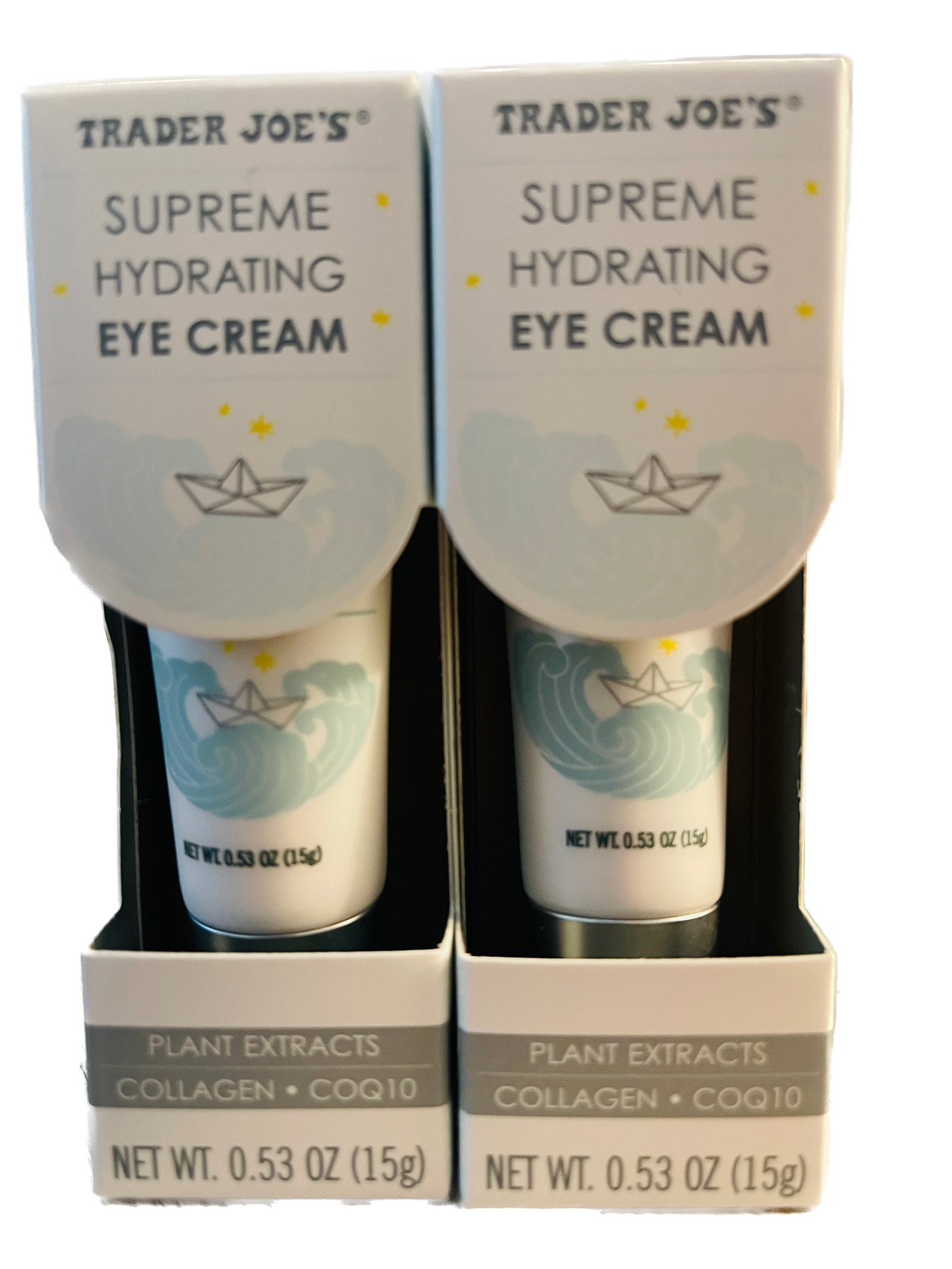 Trader Joe's Supreme Hydrating Eye Cream | Two Tubes | .053 oz each