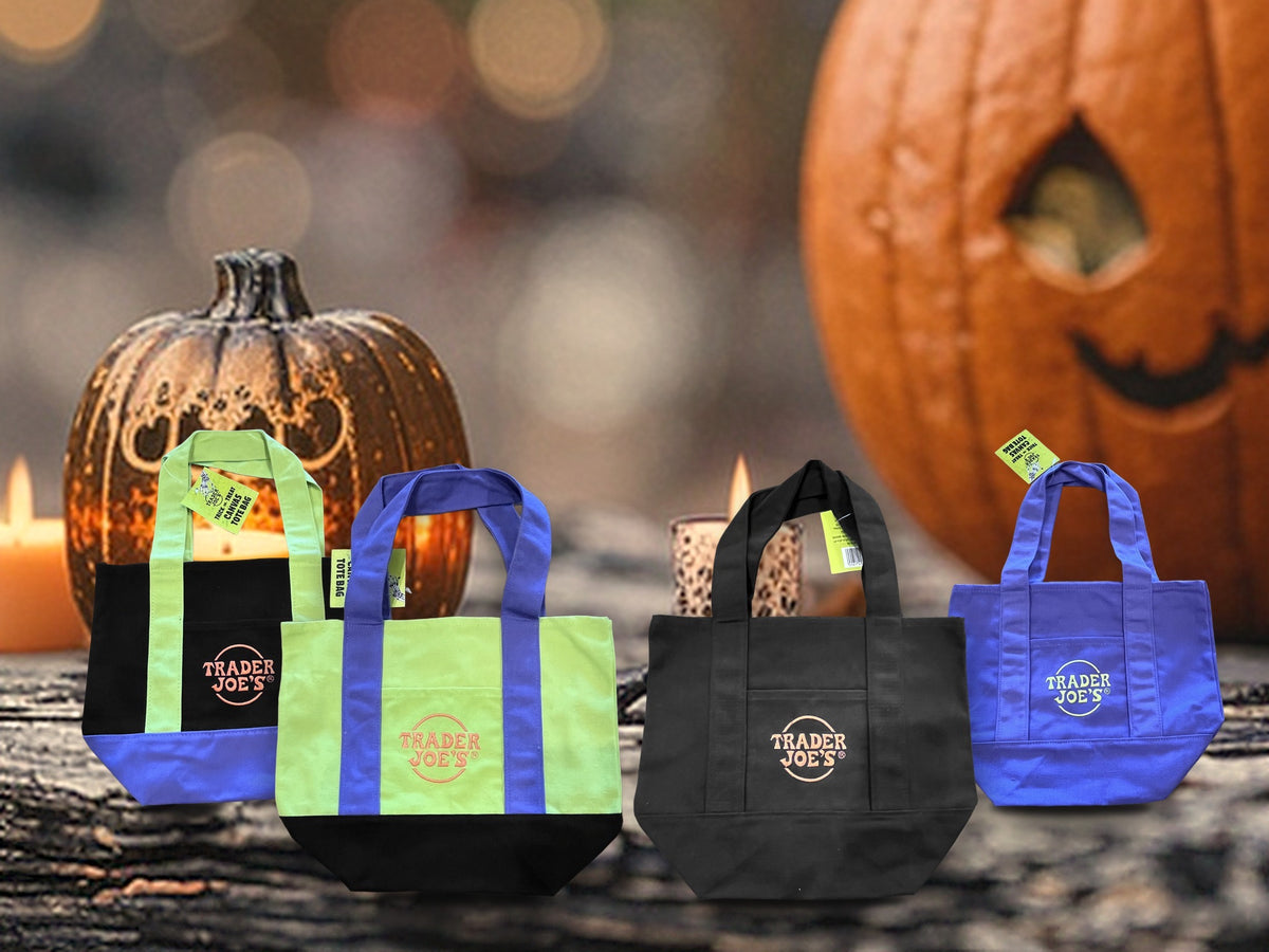 Trader Joe's | Halloween Canvas Totes | Set of 4 (2026)