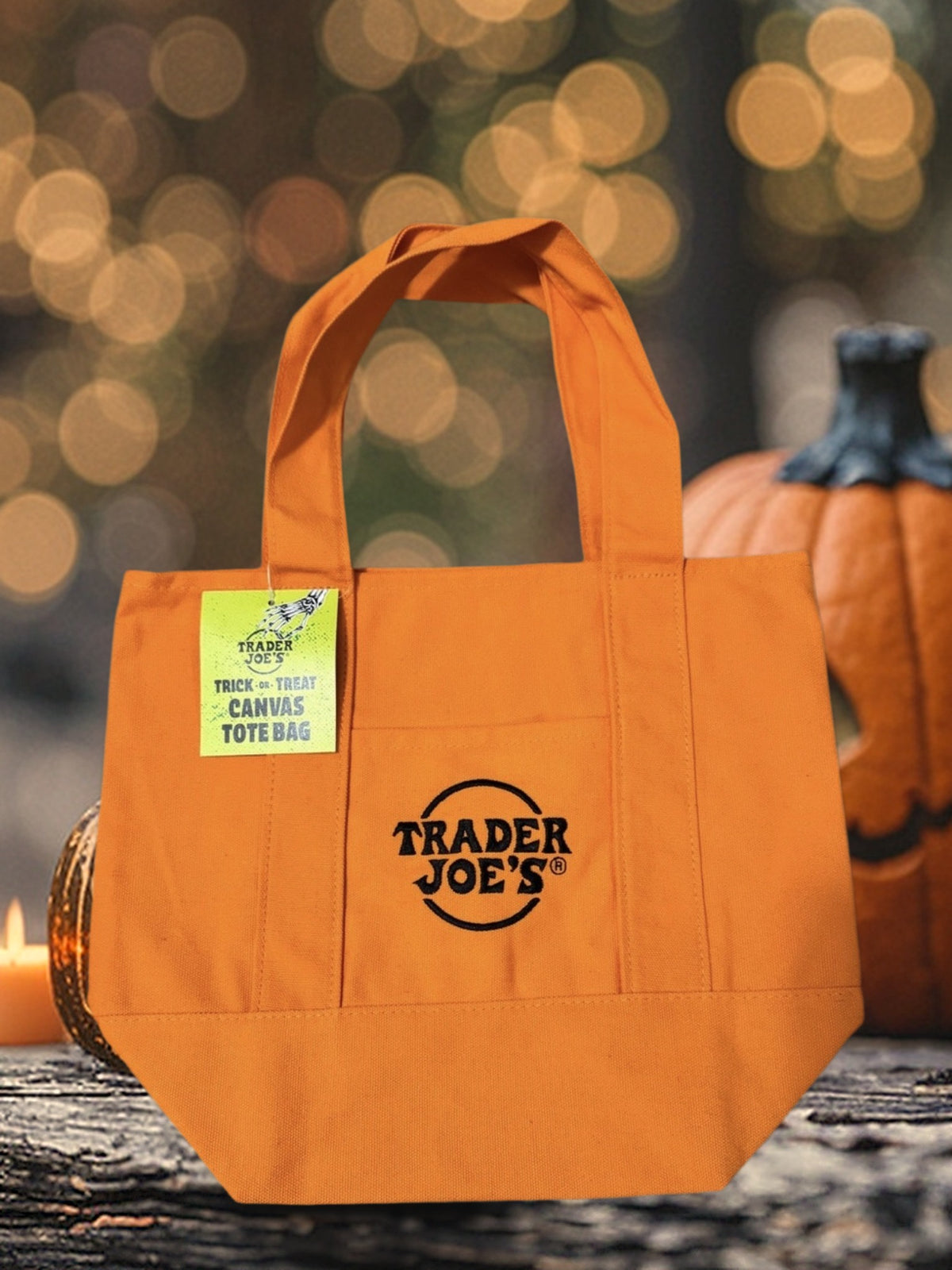 Trader Joe's | Halloween Canvas Tote Bags | Set of 5 (2026)