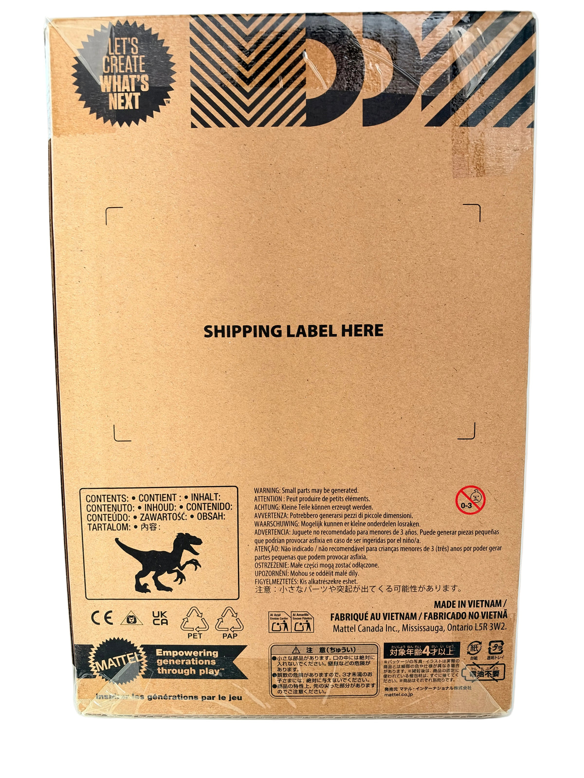 Mattel | Jurassic Park III Velociraptor | 25th Anniversary Comic-Style