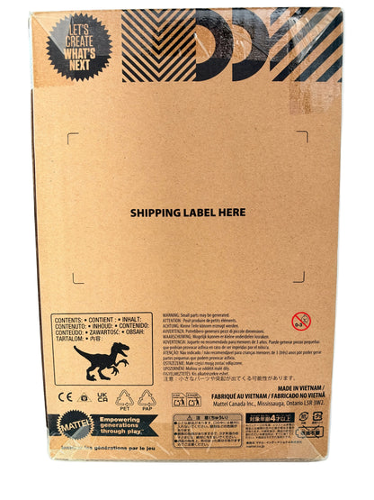 Mattel | Jurassic Park III Velociraptor | 25th Anniversary Comic-Style
