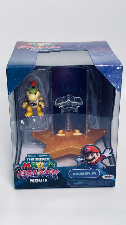 Super Mario Galaxy Movie Bowser Jr. 1.5" Figure with Star Launcher Accessory | Nintendo | JAKKS Pacific