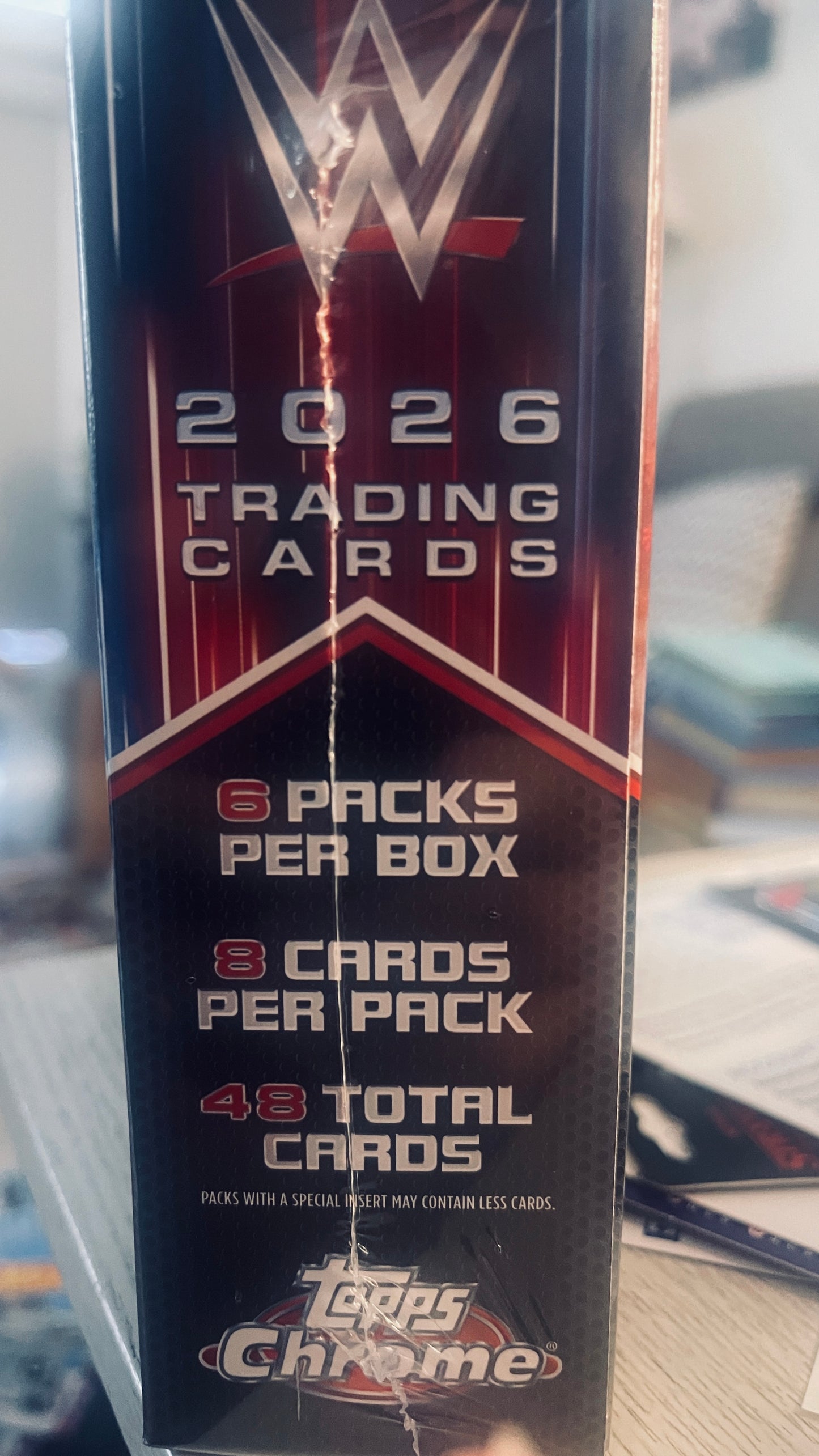 2026 Topps Chrome | WWE Wrestling | Sealed Mega Box | 48 Total Cards
