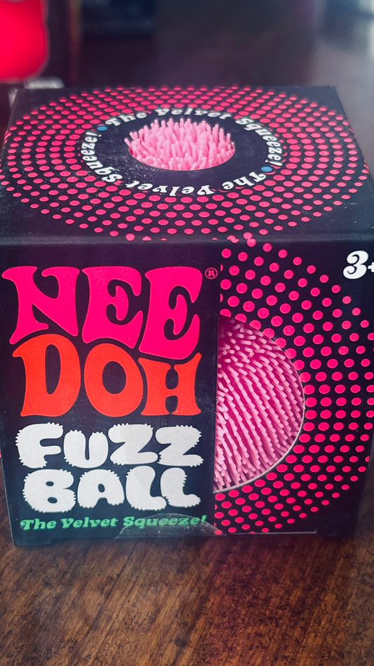 NeeDoh Fuzz Ball Velvet Stress Ball – Random Color