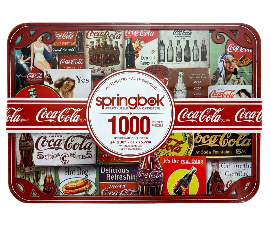 Coca-Cola | Jigsaw Puzzle | 1000 Pcs | Tin Box