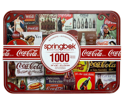 Coca-Cola | Jigsaw Puzzle | 1000 Pcs | Tin Box