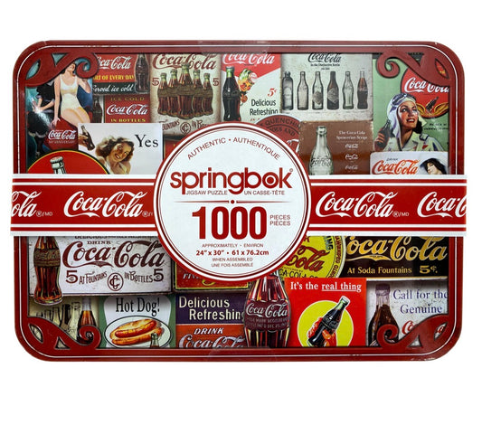 Coca-Cola | Jigsaw Puzzle | 1000 Pcs | Tin Box