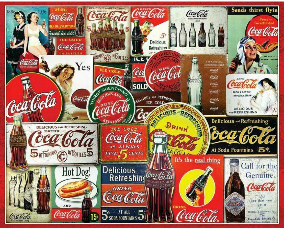 Coca-Cola | Jigsaw Puzzle | 1000 Pcs | Tin Box