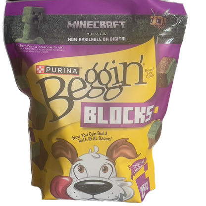 Purina Beggin’ Blocks - Dog Treats With Real Bacon, 25 oz.