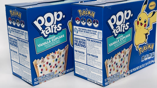 Pokémon Pop-Tarts | Frosted Vanilla Cupcake | 2 Boxes | 12 Pastries per Box