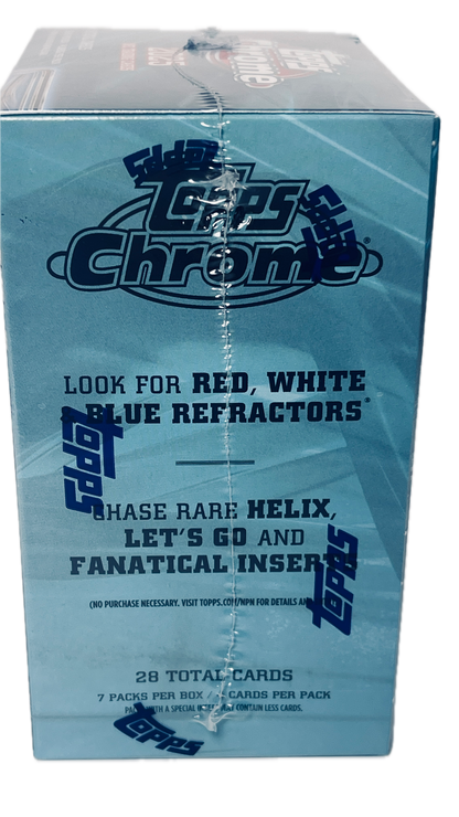 Topps Chrome 2025 NFL Trading Cards Value Box | Look for RWB Refractors