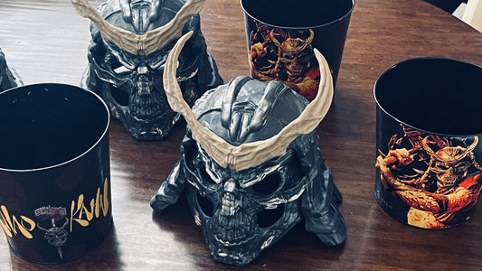 Mortal Kombat II | Shao Kahn Helmet + Tin Marcus | AMC Theatres Exclusive
