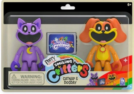 Poppy Playtime Smiling Critters — Catnap & Dogday Plush Set