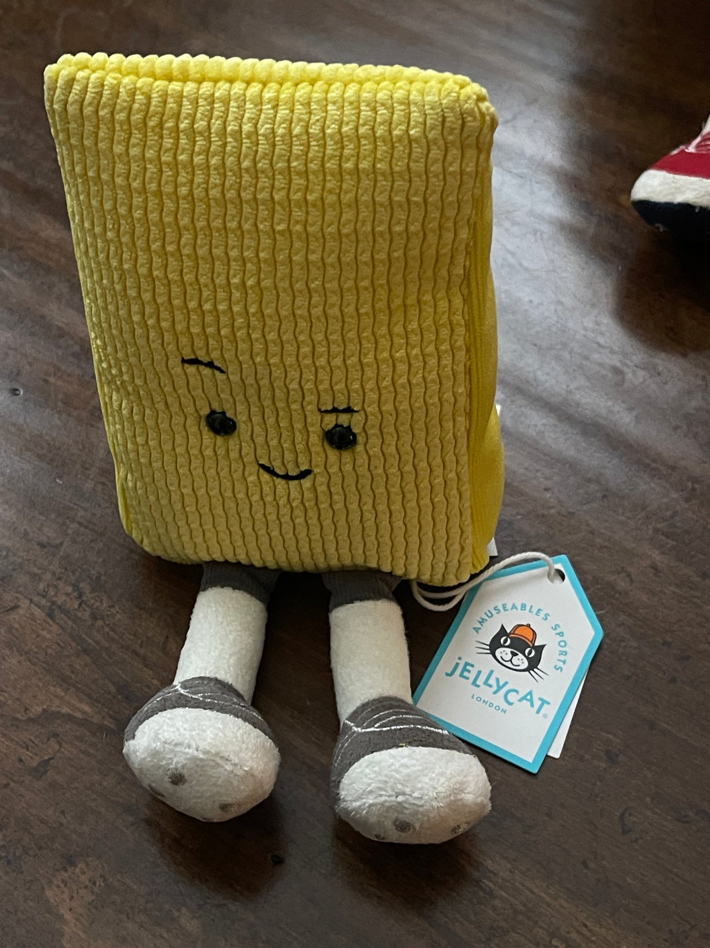 Jellycat Amuseables USA Soccer Yellow Card Plush