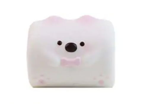 Incredible Novelties | Mooshies | Donkey Rolls | Slow Rise Squishy | White & Pink