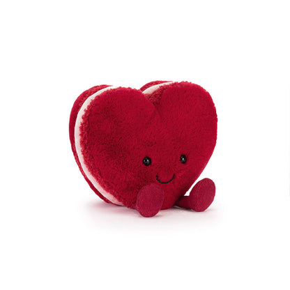 Jellycat Arlette Heart Macaron with Dust Cover