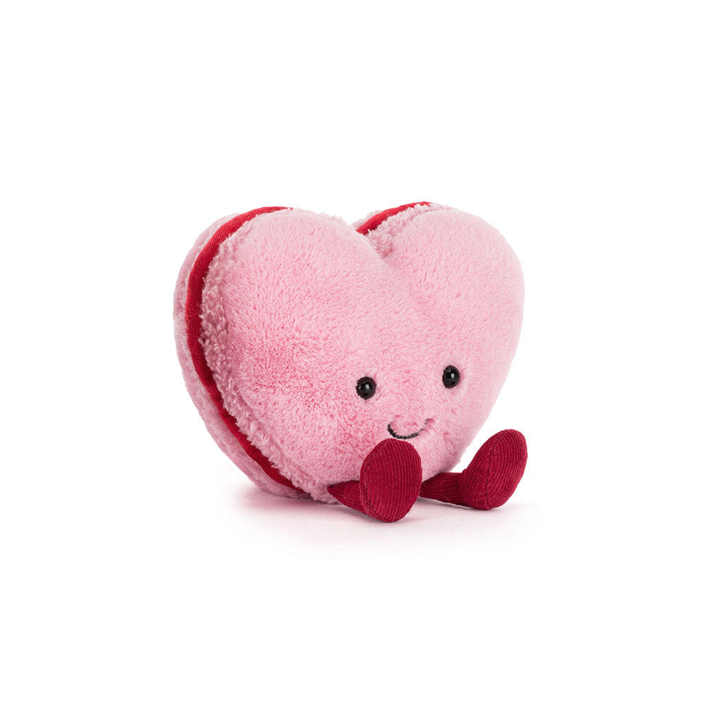 Jellycat Colette Heart Macaron with Dust Cover
